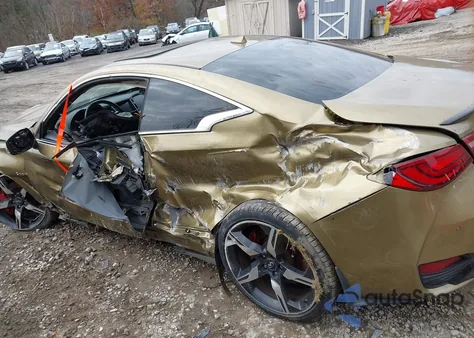 2018 Infiniti Q60 3.0T Red Sport 400 from USA, damaged, VIN JN1FV7ELXJM630922